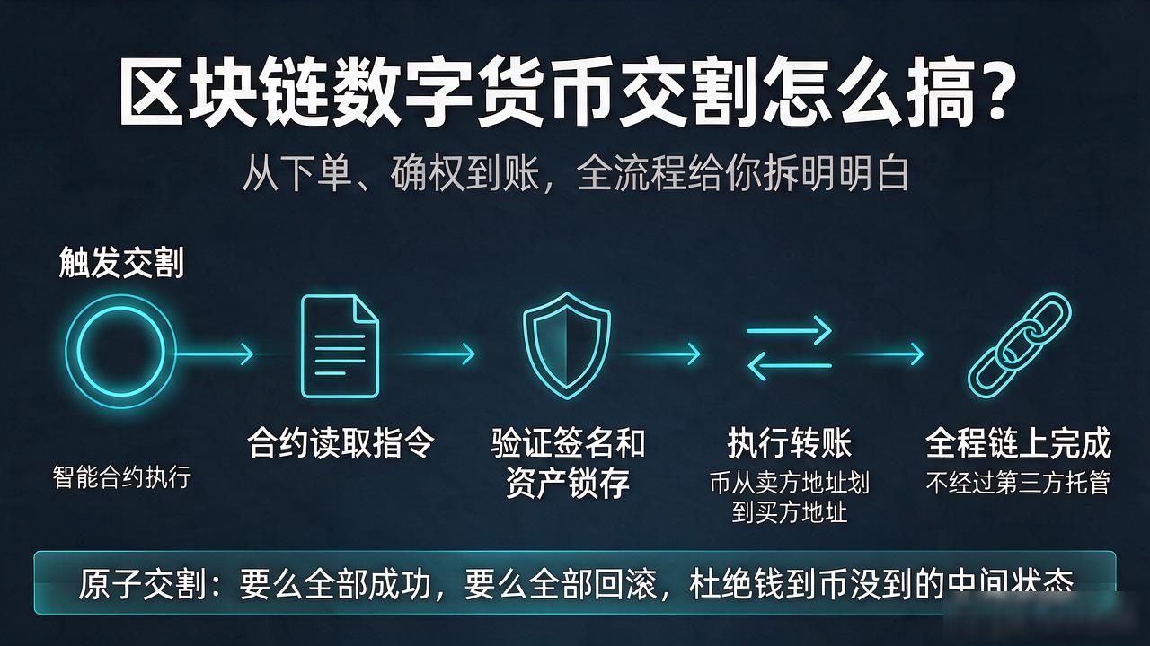 区块链数字货币交割流程_区块链数字货币交割_智能合约原子交易机制