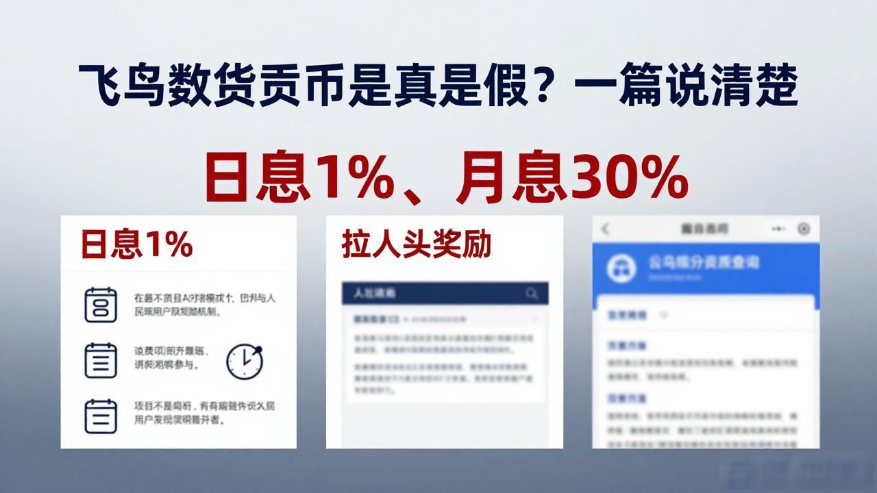 飞鸟数字货币骗局_数字货币投资避坑指南_飞鸟数字货币是真的吗