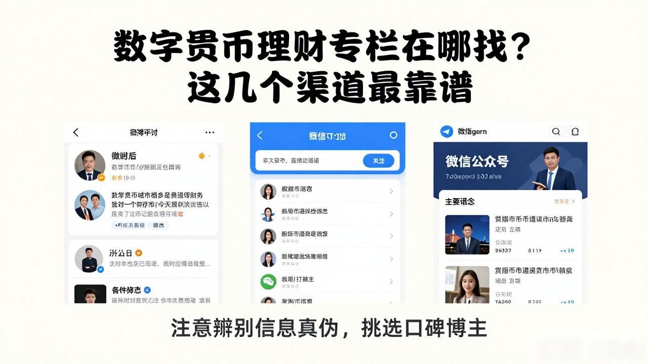 数字货币理财专栏在哪_靠谱的数字货币理财专栏_主流财经平台数字货币专区