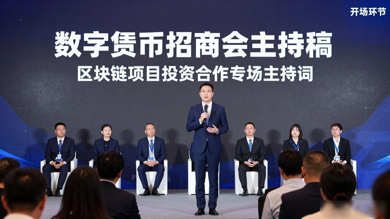 数字货币招商会主持词_区块链项目路演_数字货币招商会