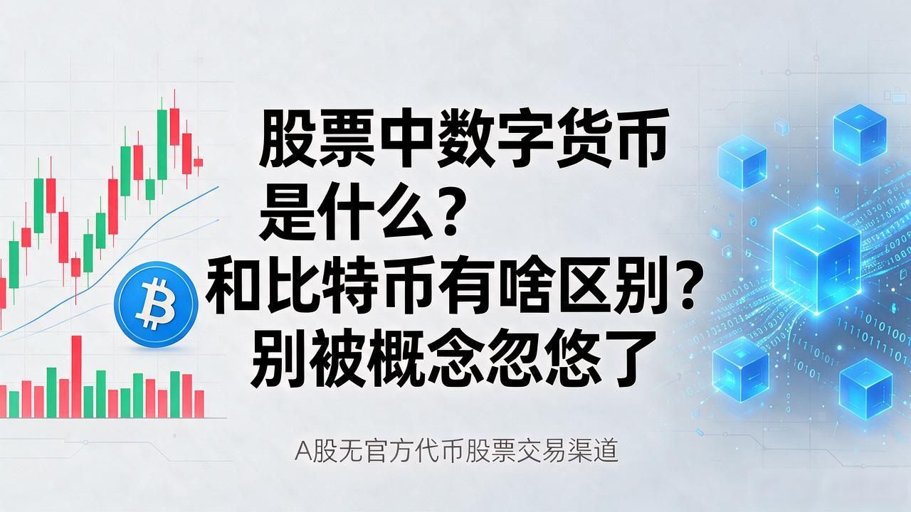 A股数字货币股票风险识别_股票中数字货币是什么_数字货币概念股与比特币区别