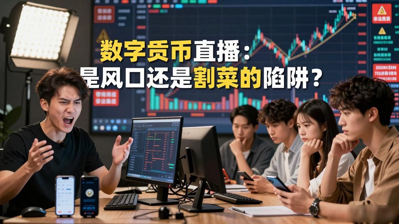 加密货币知识付费直播_数字货币推广直播渠道_直播和数字货币的关系