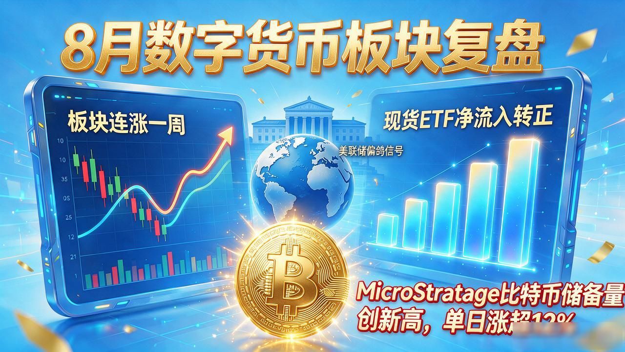 8月数字货币板块走势分析_比特币ETF资金回流影响_8月数字货币股