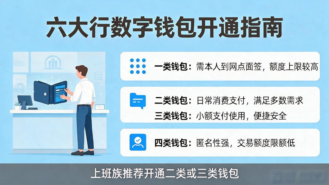 六大行数字钱包怎么开？一文讲清楚