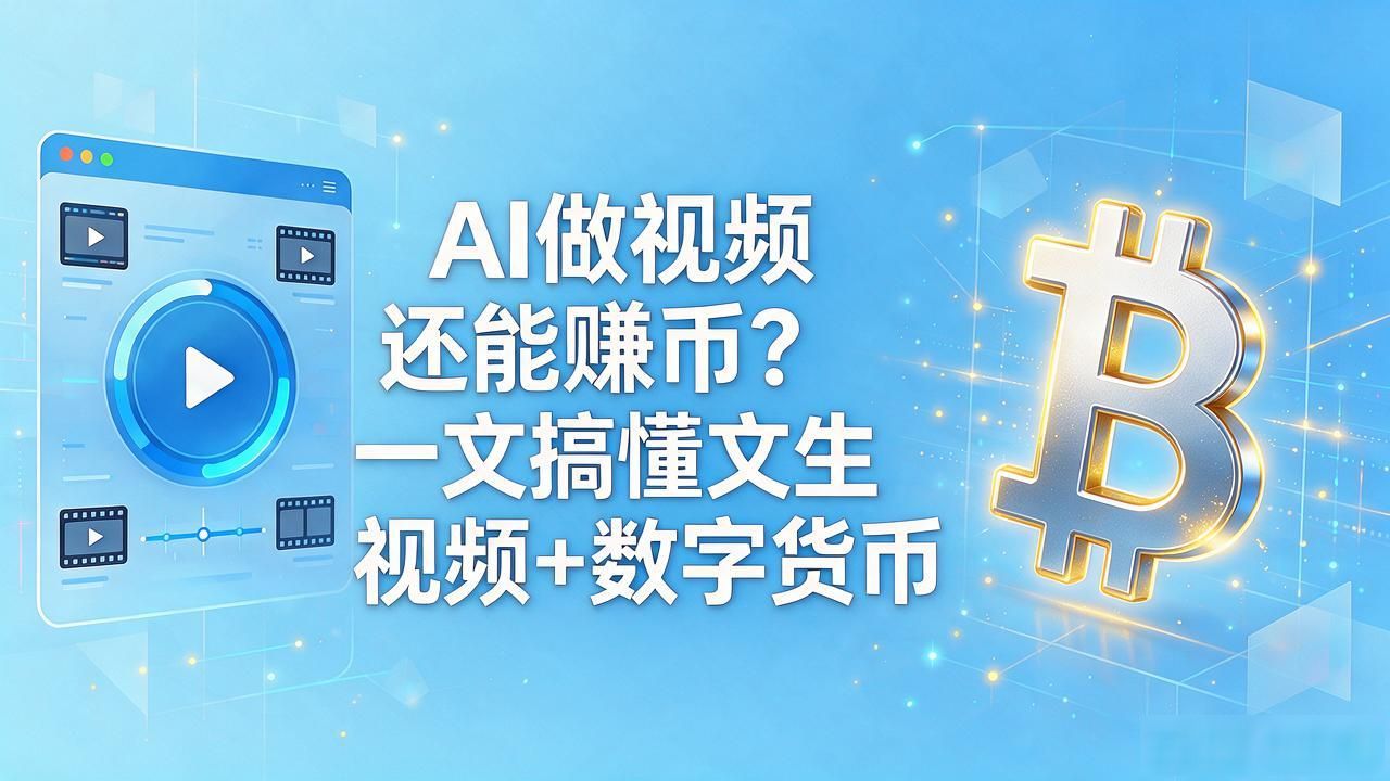 AI做视频还能赚币？一文搞懂文生视频+数字货币