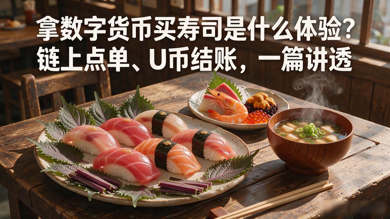 数字货币寿司_寿司食材溯源区块链应用_链上寿司数字货币点单支付体验