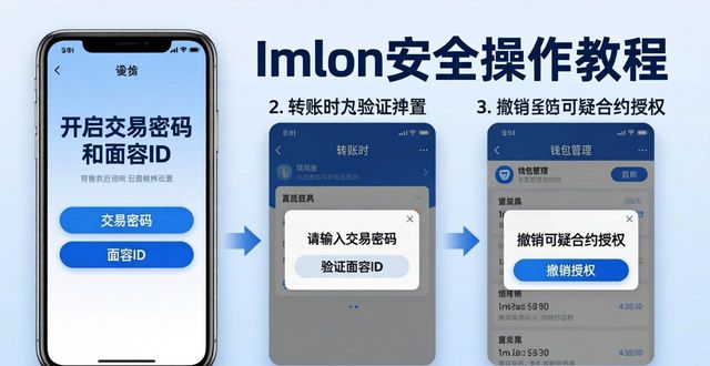imToken下载后怎么做？三步保资金安全
