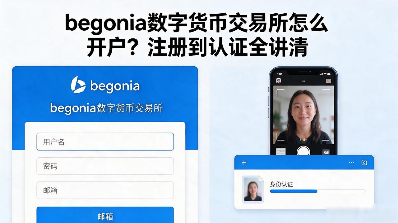 Begonia平台身份验证流程_Begonia交易所开户教程_begonia数字货币交易所怎样开户