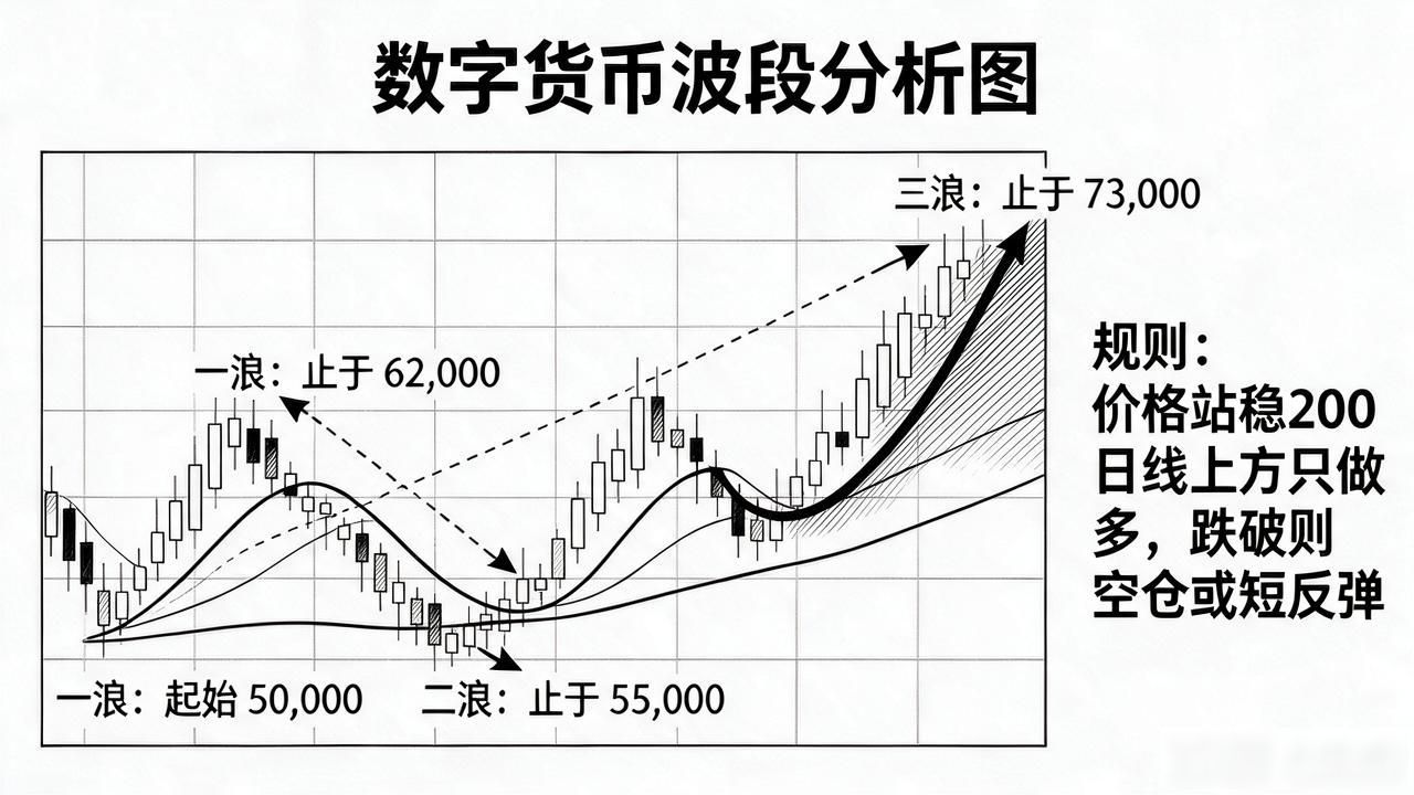 周线日线4小时线交易策略_数字货币波段结构_波段交易周期分析