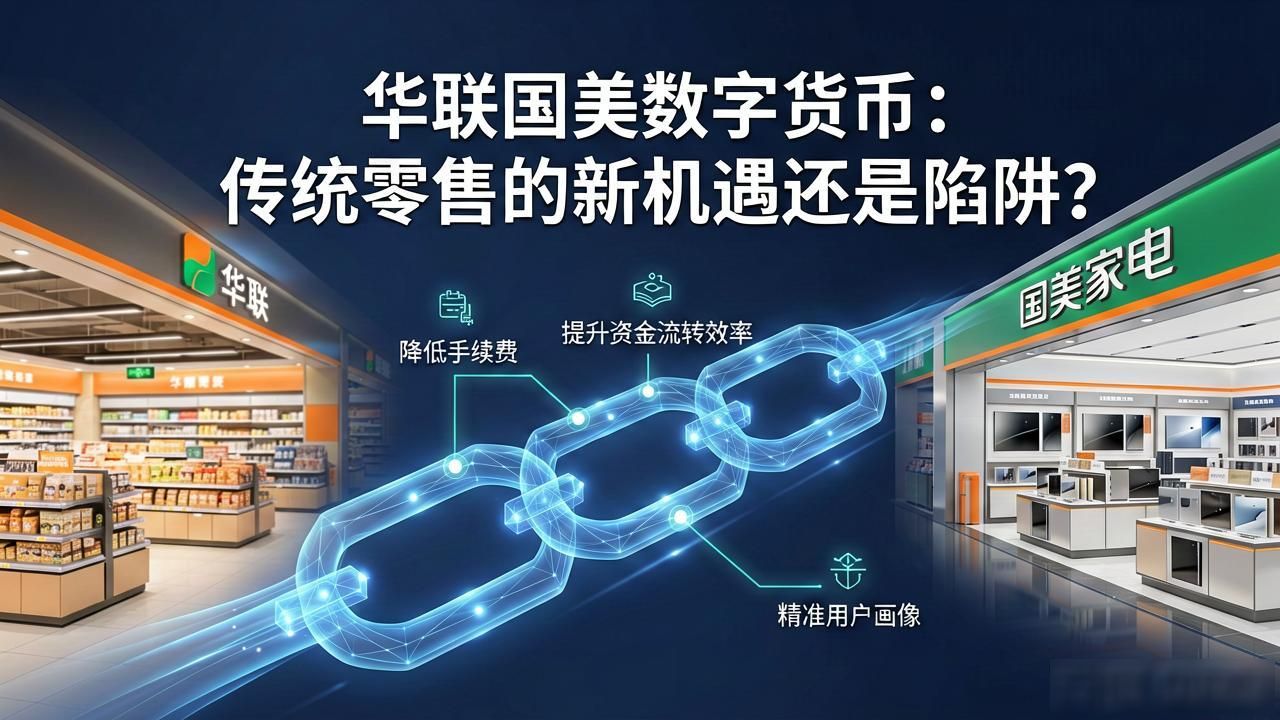 老牌零售企业数字化转型 数字货币 零售行业生态重塑_华联国美数字货币