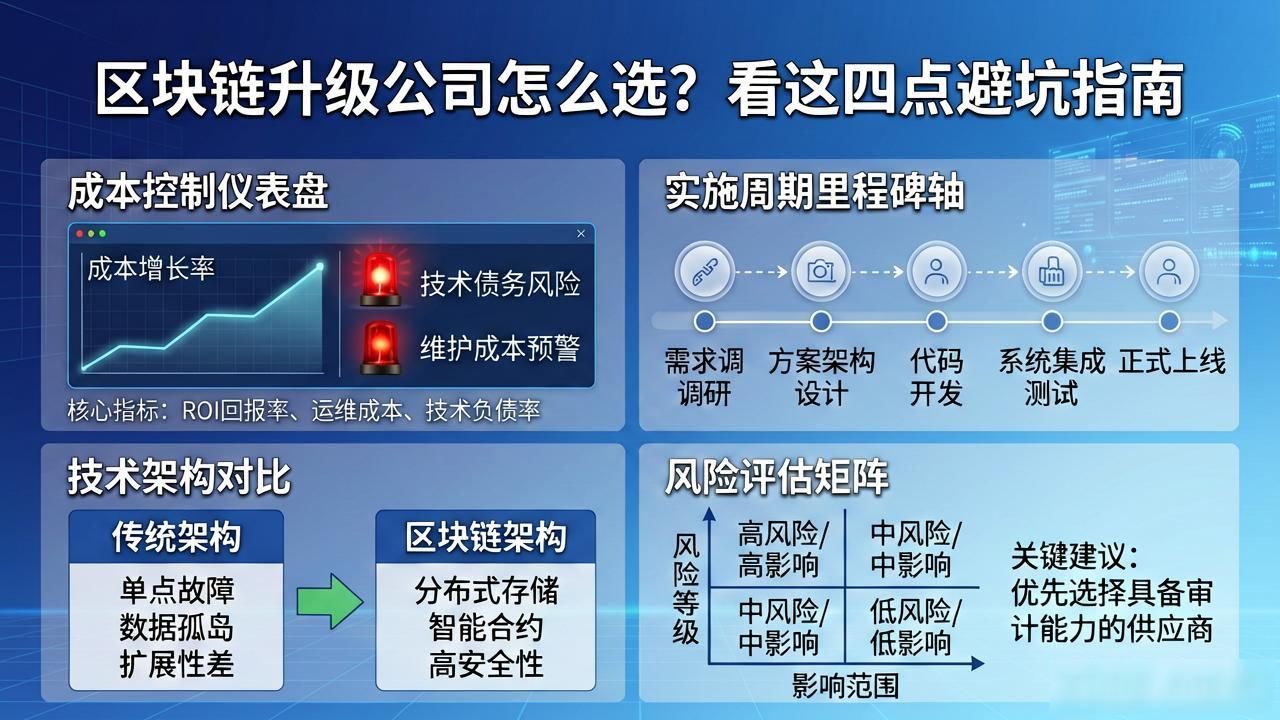 评估区块链升级公司技术底蕴实战经验_选择支持模块化设计扩展性方案_区块链升级公司