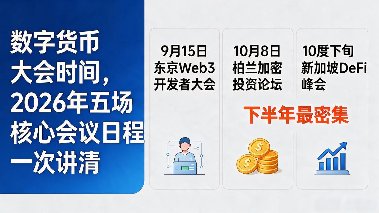 数字货币大会时间_数字货币大会时间安排_迪拜数字货币峰会2026日程