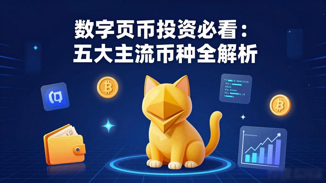 数字货币投资必看：五大主流币种全解析