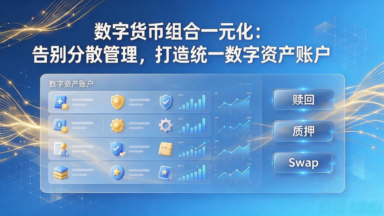 数字货币组合一元化 数字资产聚合钱包 跨链统一资产管理_数字货币组合一元化