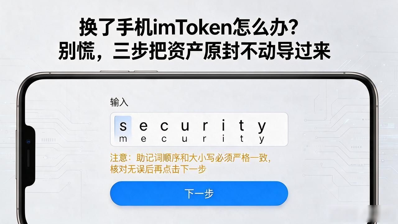 imToken钱包迁移_换了手机imToKen怎么办_助记词备份新手机