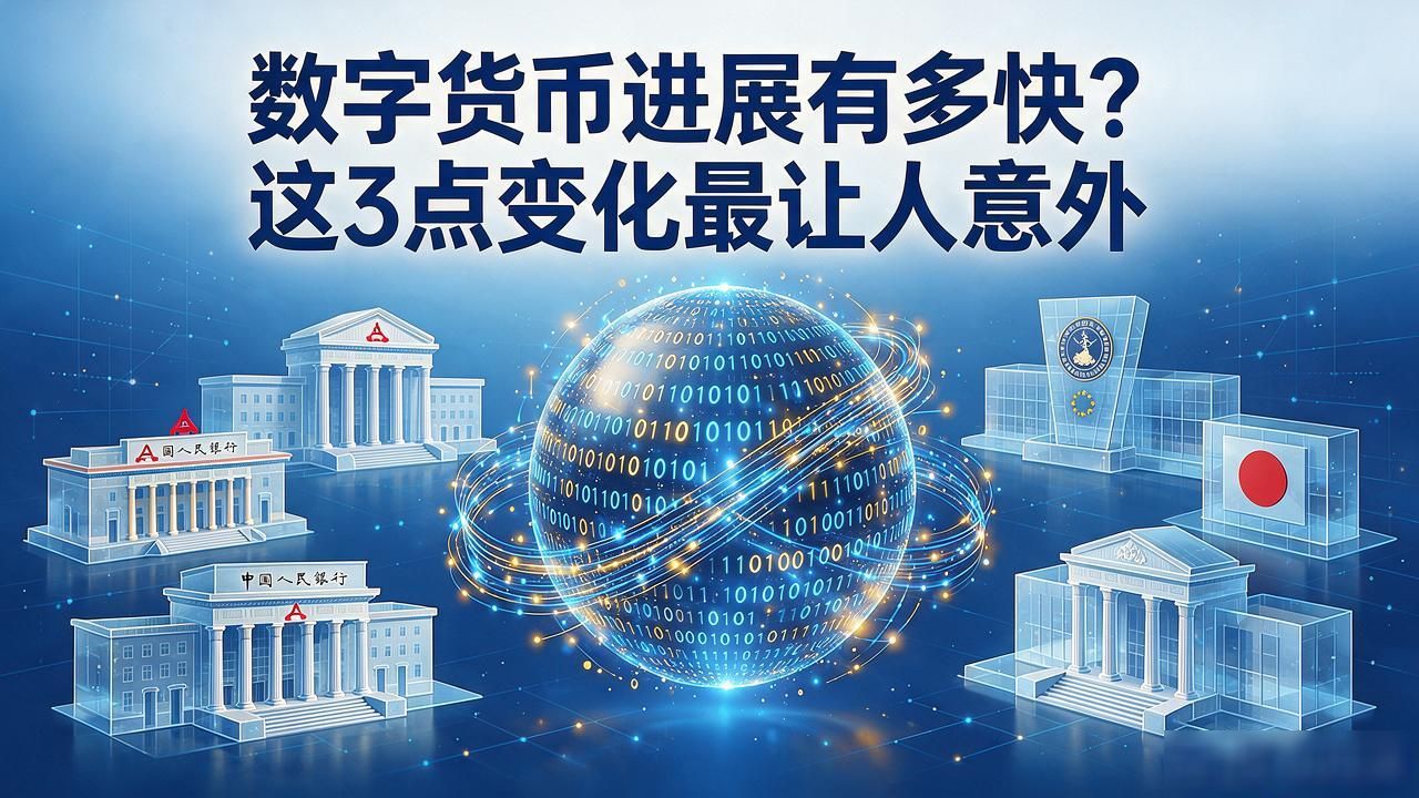数字货币进展有多快？这3点变化最让人意外