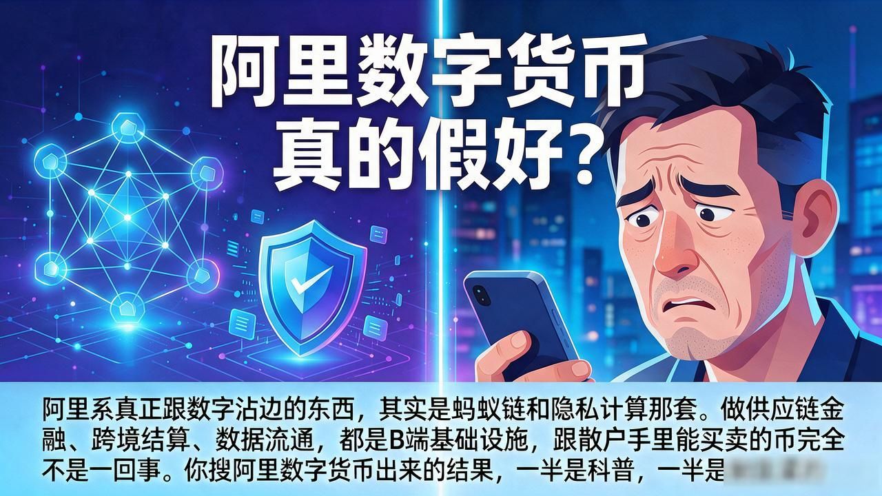 数字人民币蚂蚁集团_阿里数字货币_阿里数字货币真的假的