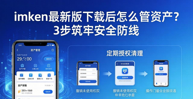 imToken最新版下载后怎么管资产？3步筑牢安全防线