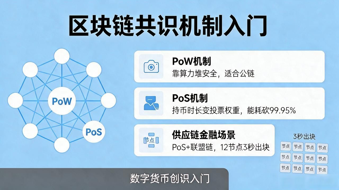 PoS共识机制与供应链金融应用_区块链去中心化底层逻辑解析_数字货币创识