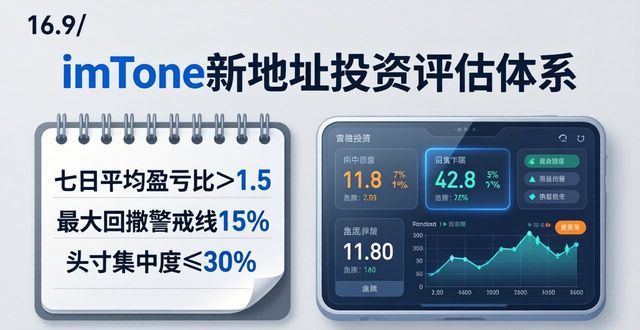 imToken新地址投资评估：三步建立你的体系