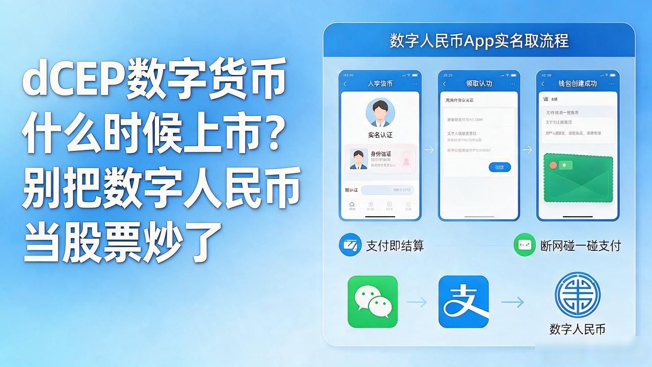 dcep数字货币什么时候上市_数字人民币使用场景_dCEP试点范围