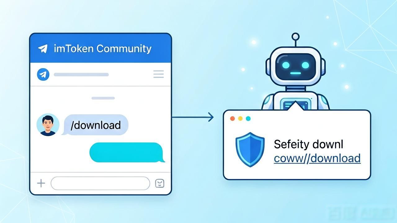 imToken社区找下载链接，3分钟搞定