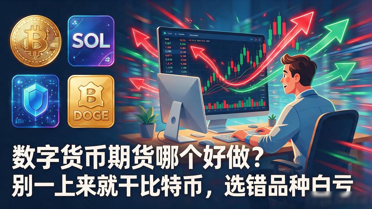 数字货币期货哪个好做_数字货币期货品种选择与资金量匹配_中小币种SOL DOGE期货交易风险与技巧