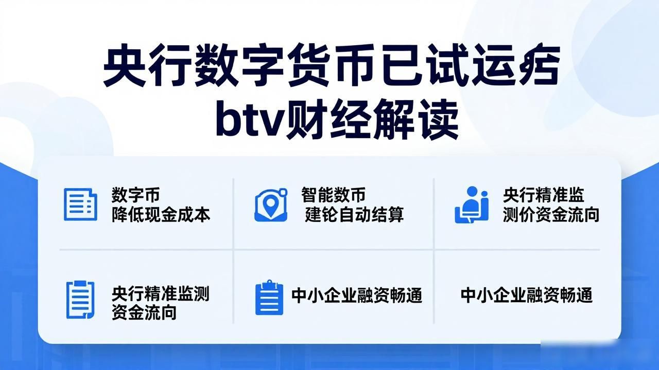 数字货币支付效率_央行发行的数字货币已试运行btv财经_数字人民币试运行