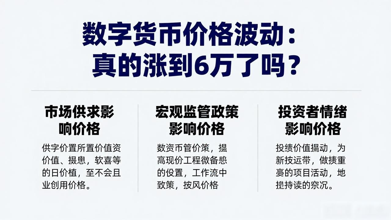 数字货币价格涨到6万元分析_数字货币涨到6万了吗_数字货币市场价格波动原因