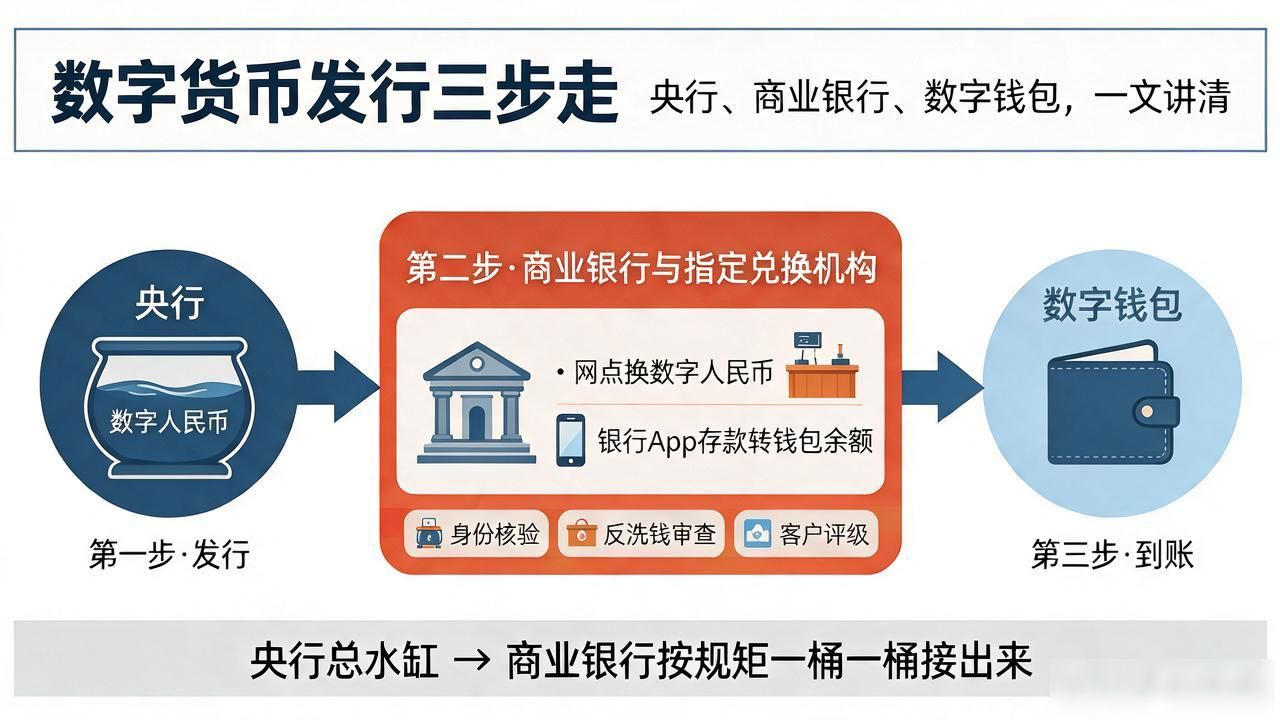 数字人民币发行机制 商业银行身份核验 钱包机构清算系统_数字货币发行顺序_数字货币发行顺序 央行商业银行数字钱包