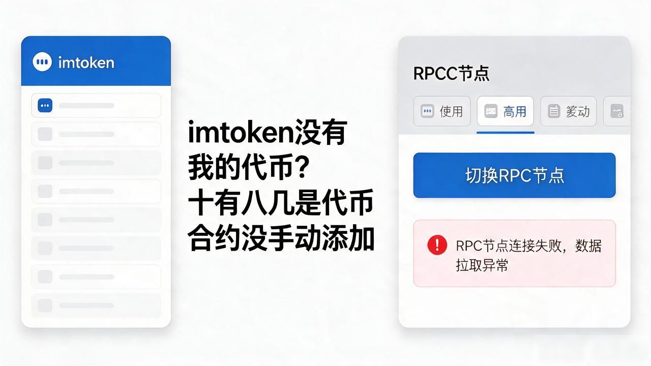 imtoken没有我的代币_imtoken添加自定义代币合约地址教程_imtoken余额为空但转账记录存在怎么办