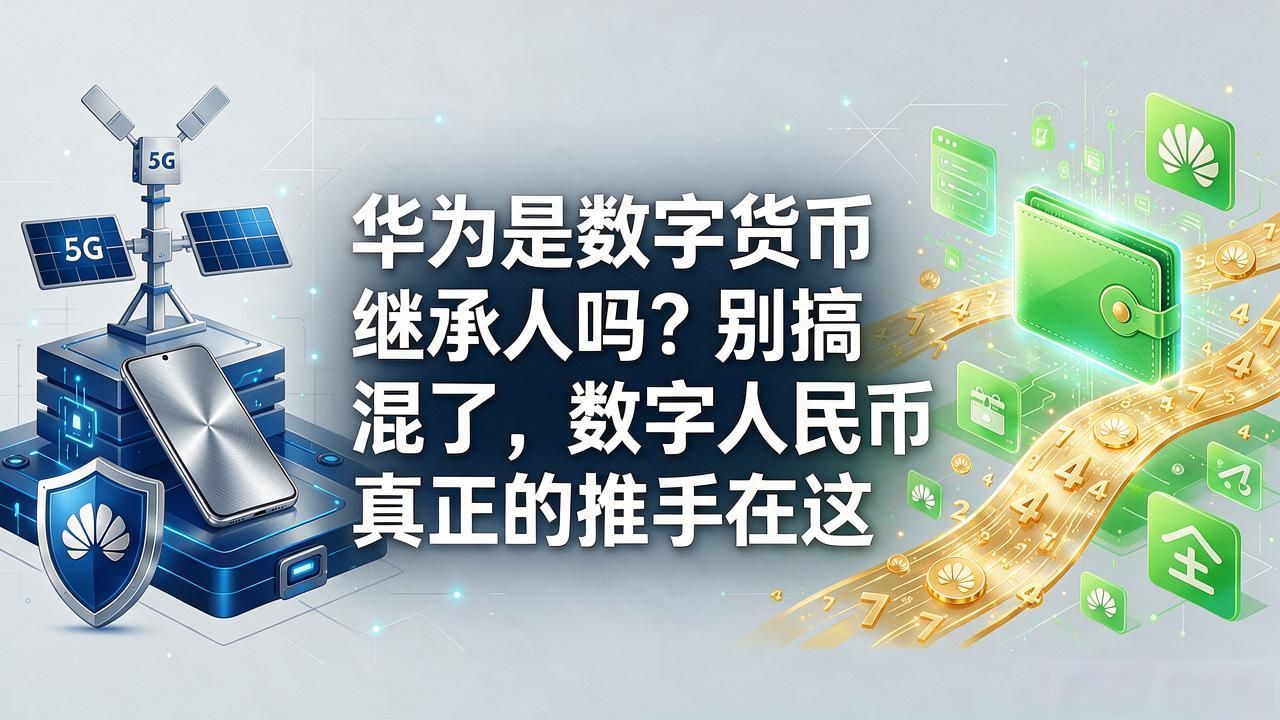 数字人民币央行主导_华为数字货币继承人_华为数字人民币角色