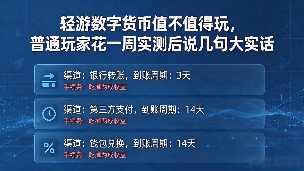 轻游数字货币_轻游数字货币变现渠道_提现手续费高