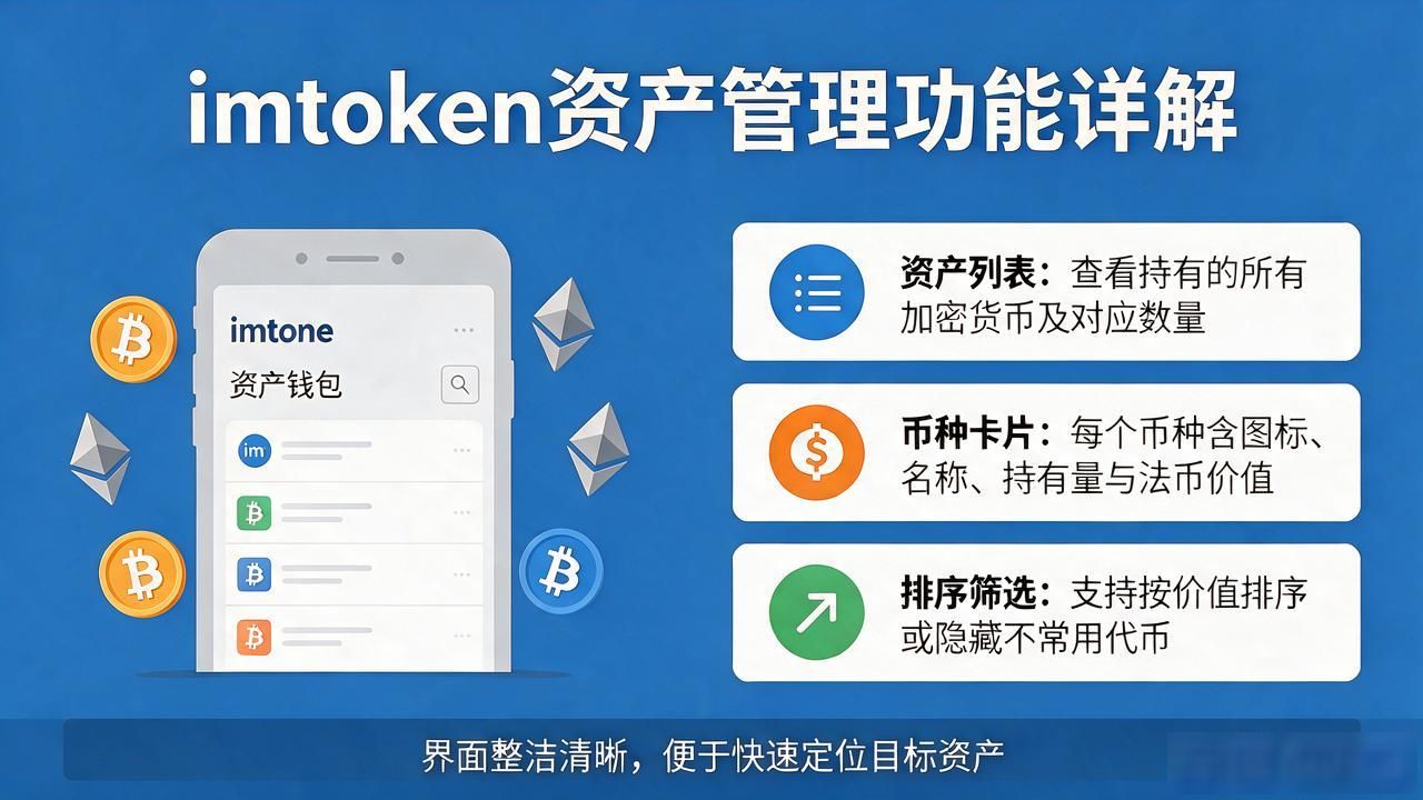 imtoken钱包首页资产管理_imToken资产管理页面使用方法_imToken首页资产管理页面功能