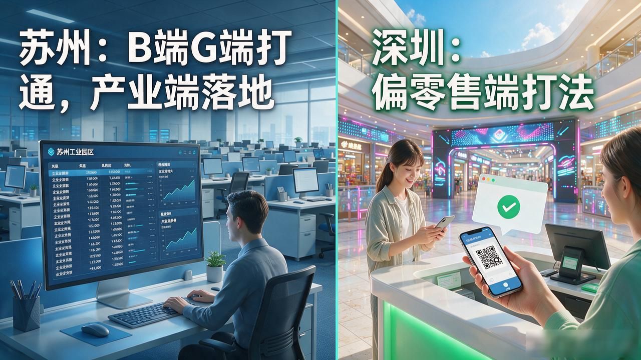 苏州深圳数字货币试点有啥区别，普通人企业怎么参与